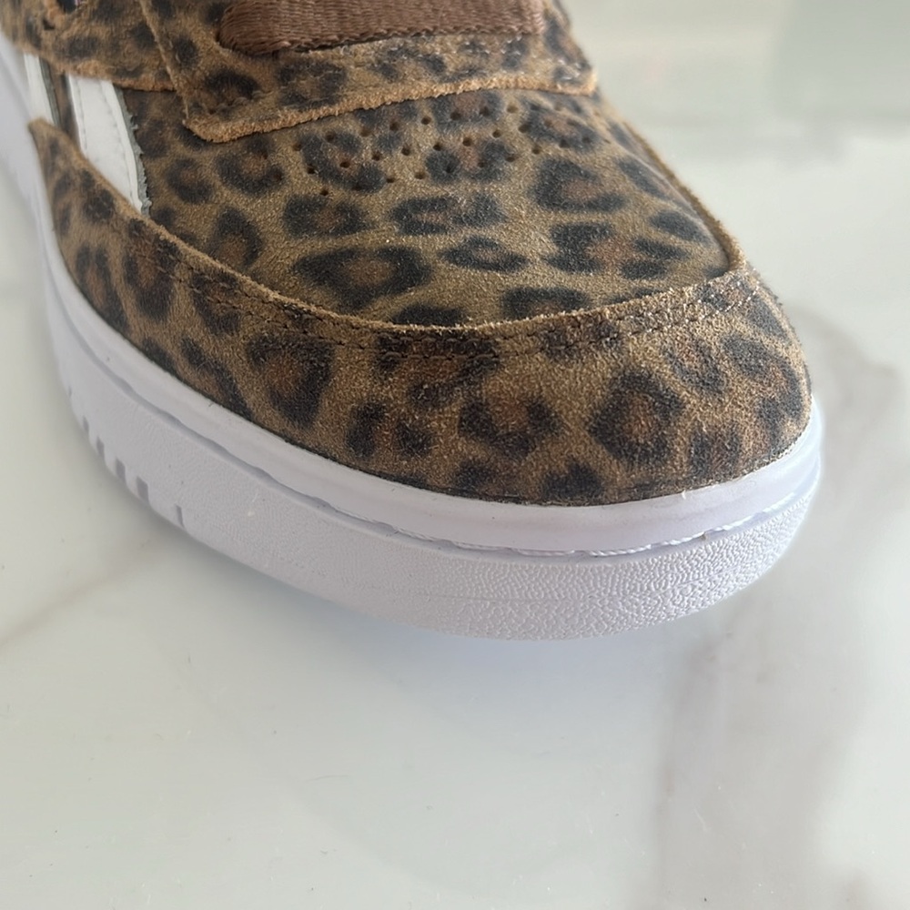 Reebok Club C Double Revenge Tennis Shoe Cheetah Print - Picture 5 of 7